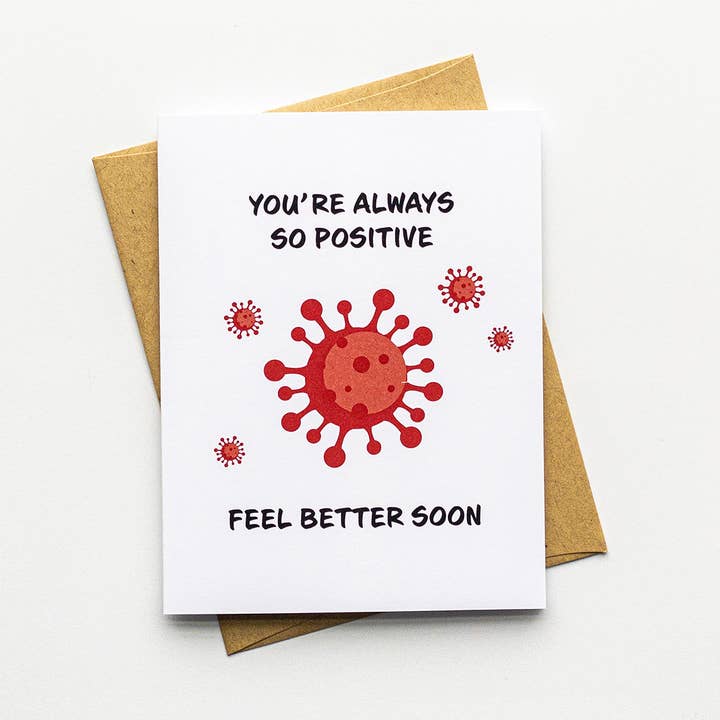 Jones Street Press – Engroshandel God-bedring-kort – Altid Positiv - Sjovt Covid-kort, Få godt kort