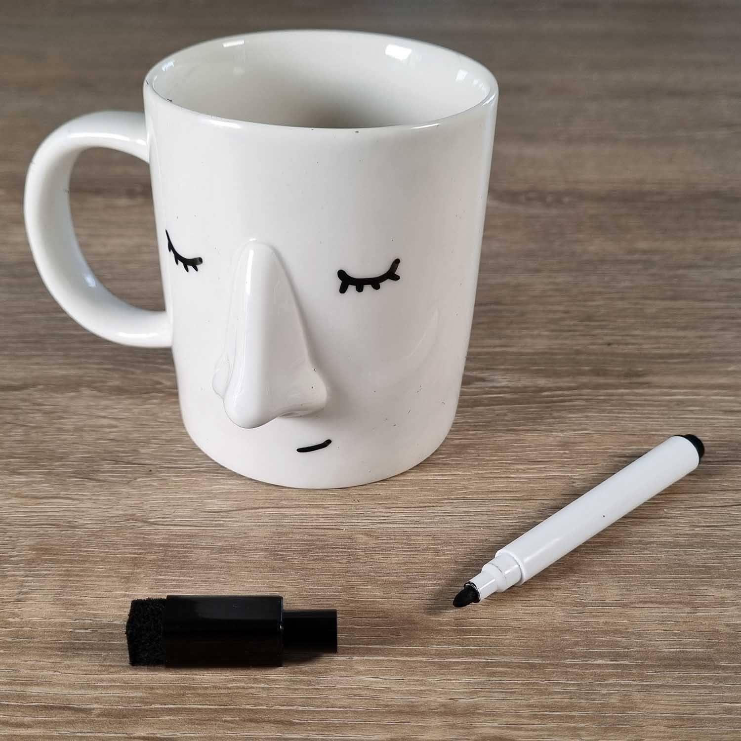 Pikkii – wholesale Coffee mug – My Mood Today Mug + Pen | Fun Personalised Face Mug Gift3