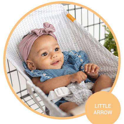Baby Shopping Cart Hammock - Little Arrow Design for wholesale by Binxy Baby