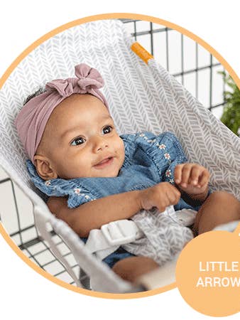 Baby Shopping Cart Hammock - Little Arrow Design for wholesale by Binxy Baby
