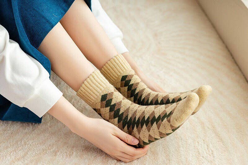 Gohobi （We cover U.S. import duties） - Wholesale Socks - Women's - Extra Thick Women Wool Socks, Winter socks, Women Winter Socks, gift for her5