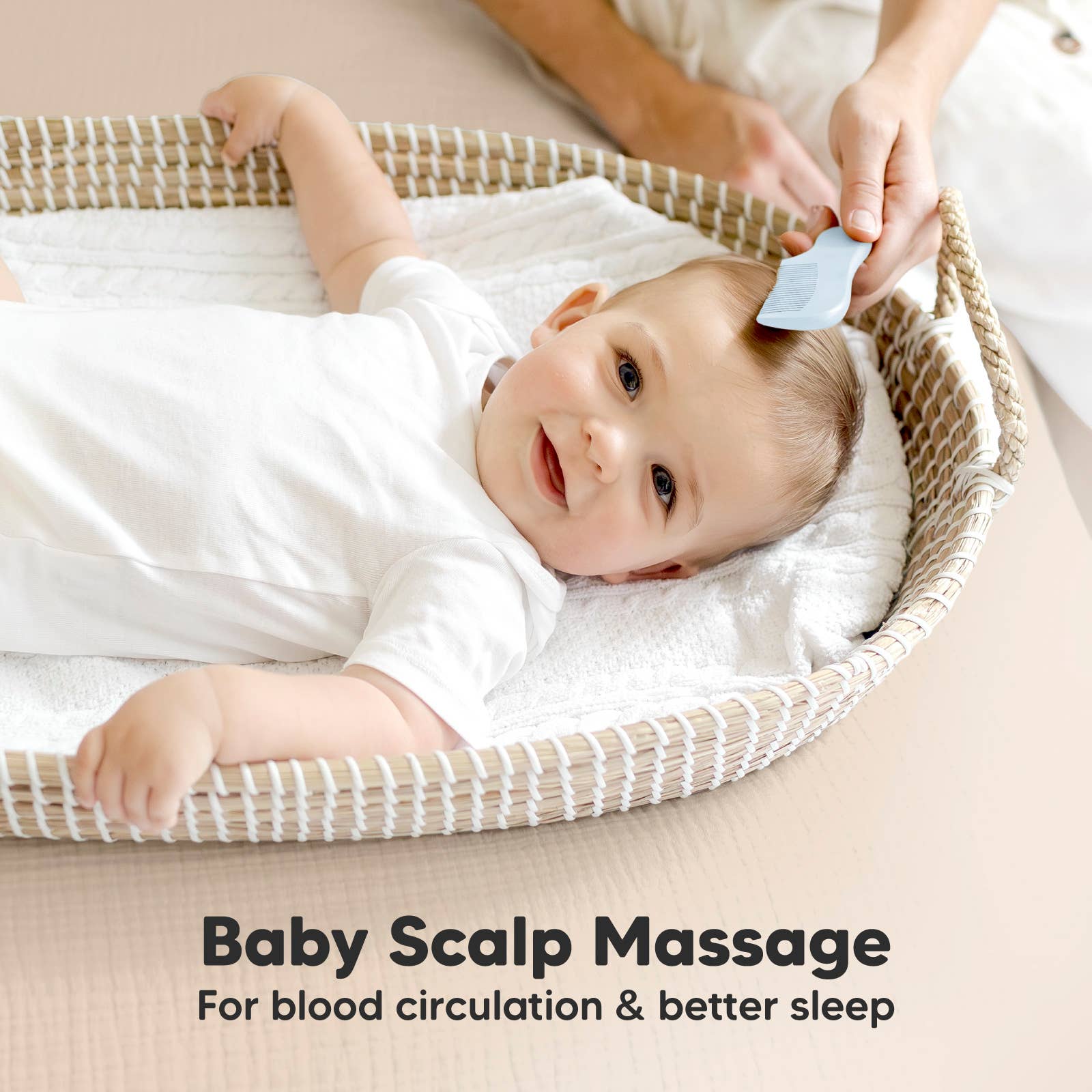 Frost KeaBabies Baby Hair Brush and Comb Set for wholesale on Faire4