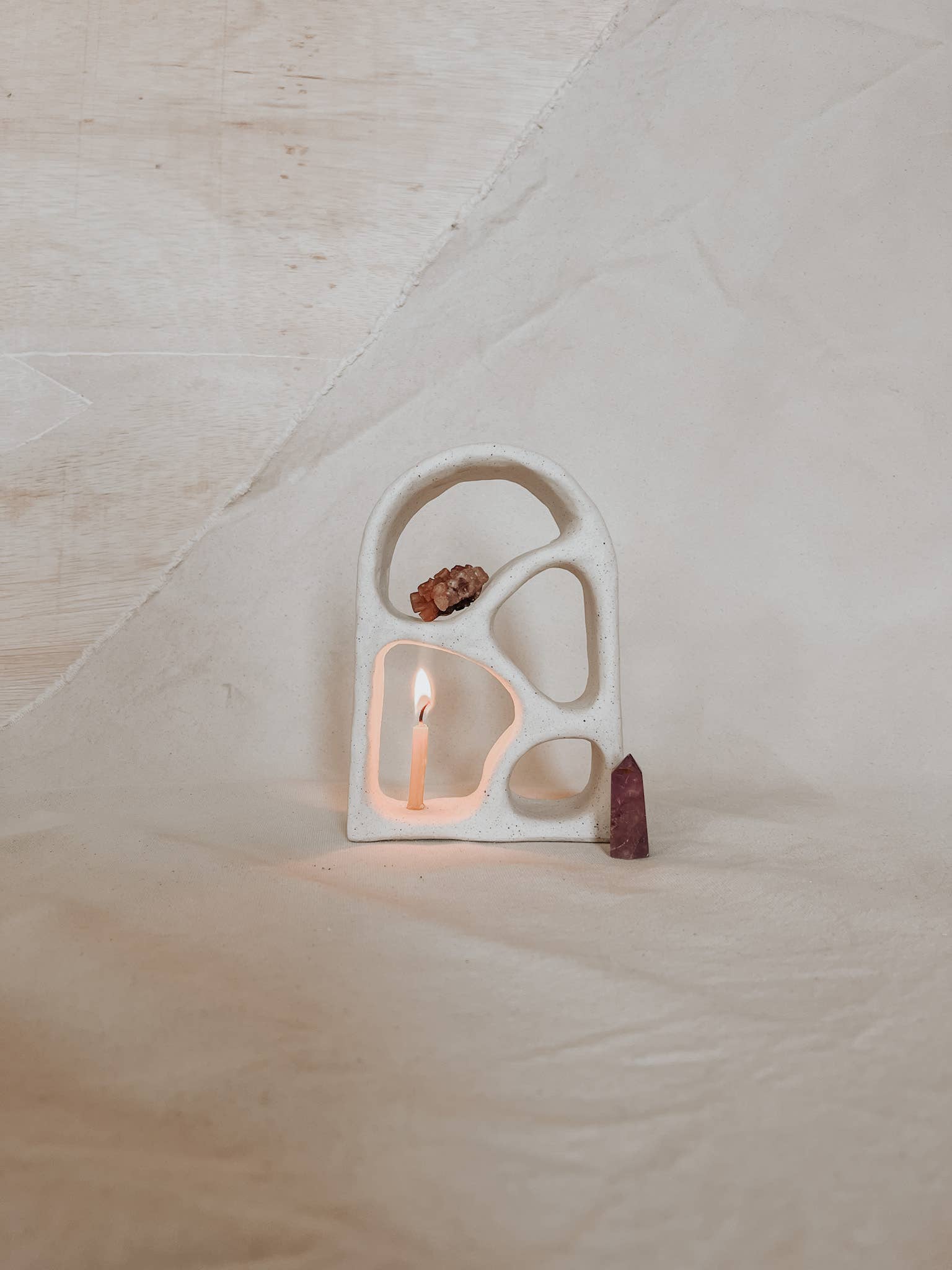 Anna Flowers Ceramics - Wholesale Decorative Tabletop Object - Handmade Ceramic Altar – Ritual & Meditation Decor 1