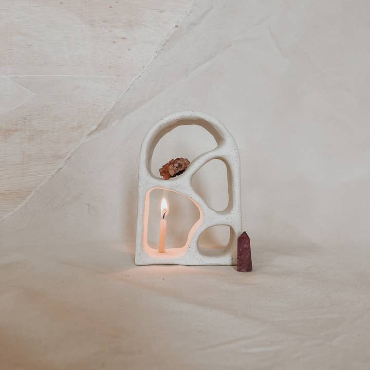 Anna Flowers Ceramics - Wholesale Decorative Tabletop Object - Handmade Ceramic Altar – Ritual & Meditation Decor 1