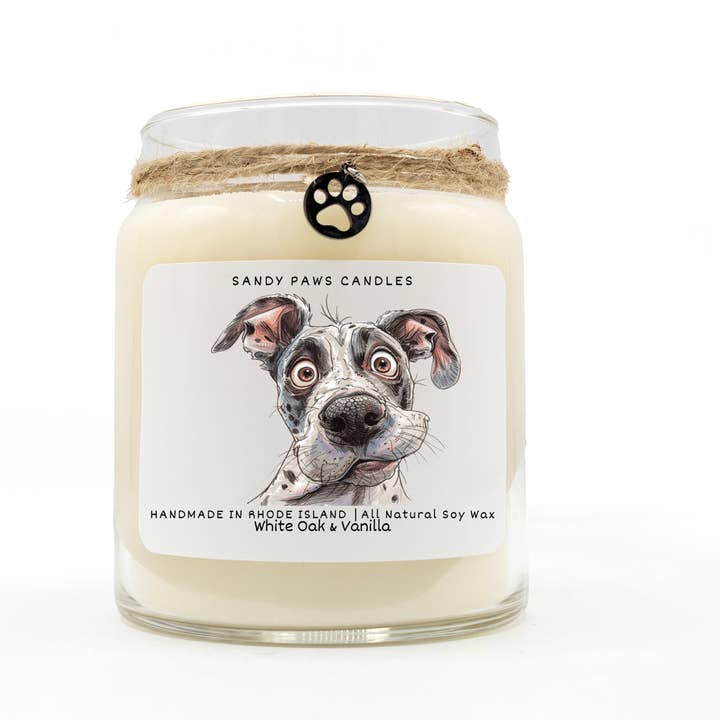 Sandy Paws Candles - Wholesale Jar/Filled Candle - Quirky Dogs - Soy Wax Candles13