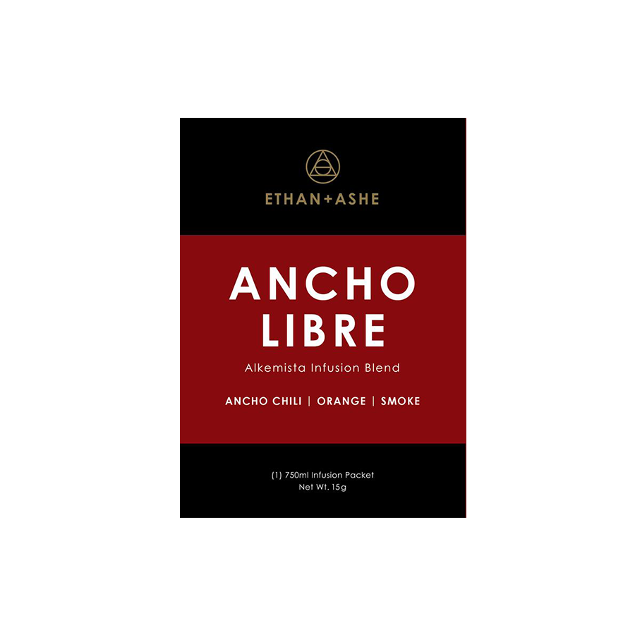 Ethan+Ashe - Wholesale Cocktail Mix/Syrup - Ancho Libre Infusion Blend (6-pack display)1