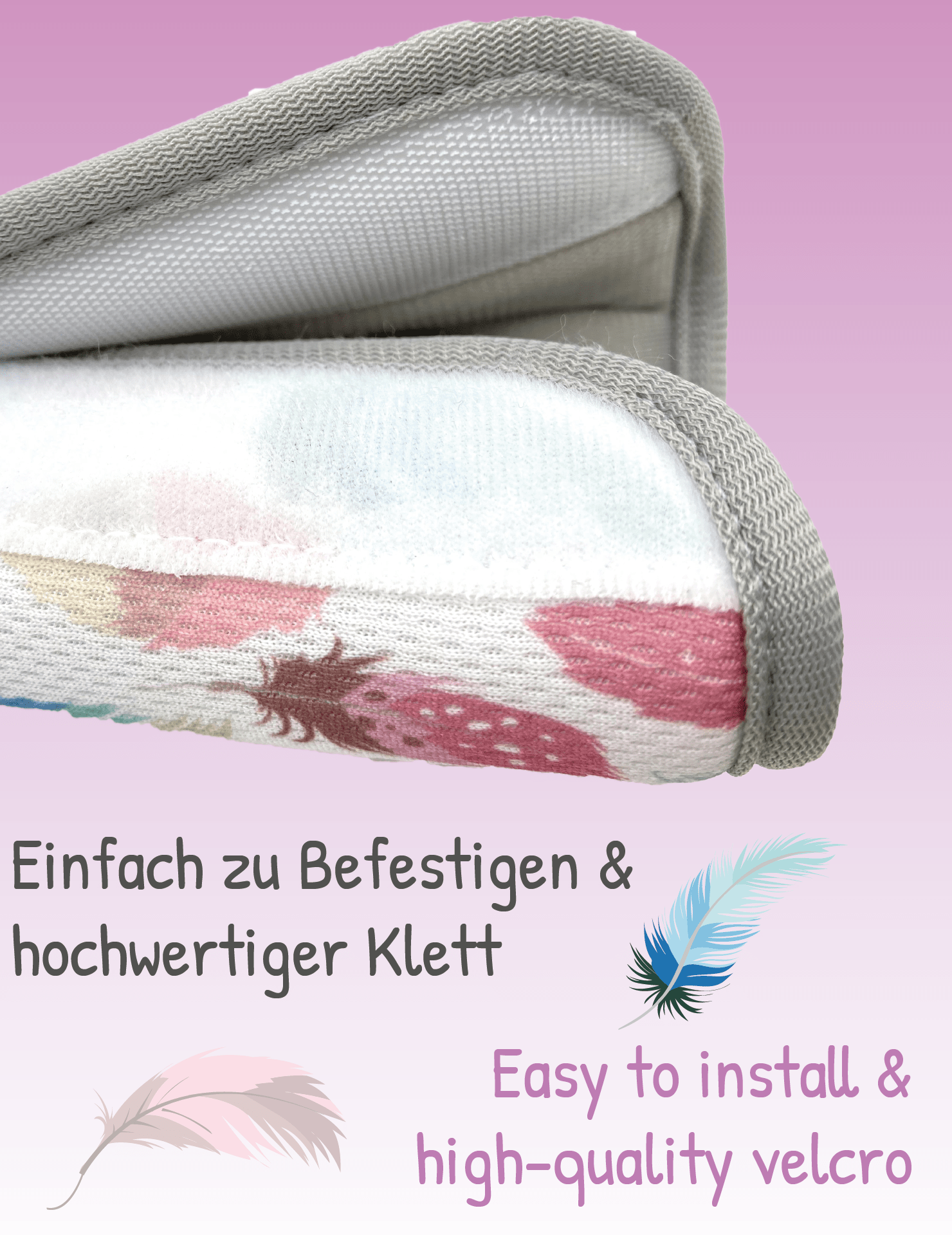 HECKBO - Vendita all'ingrosso Copriseggiolino auto - Bambini e neonati - 1x/2x protezione per cintura di sicurezza per auto per adulti a molla3