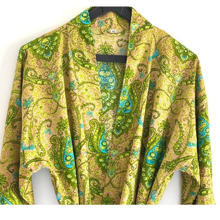 Womens Kimono Robe - Getting Ready / Swim Cover up+ bag for wholesale by The Indian Bazaar