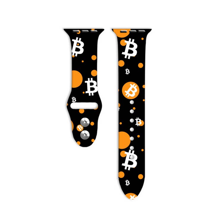 ShopTrendsNow – Engroshandel Urrem/rem - Dame – Bitcoin Crypto Blockchain Månen HODL Apple Watch Band