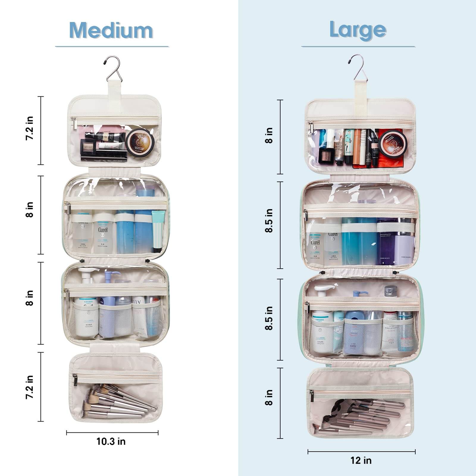 wandf - Wholesale Toiletry Bag - Women's - Large Capacity Waterproof Hanging Toiletry Bag Travel Bag6