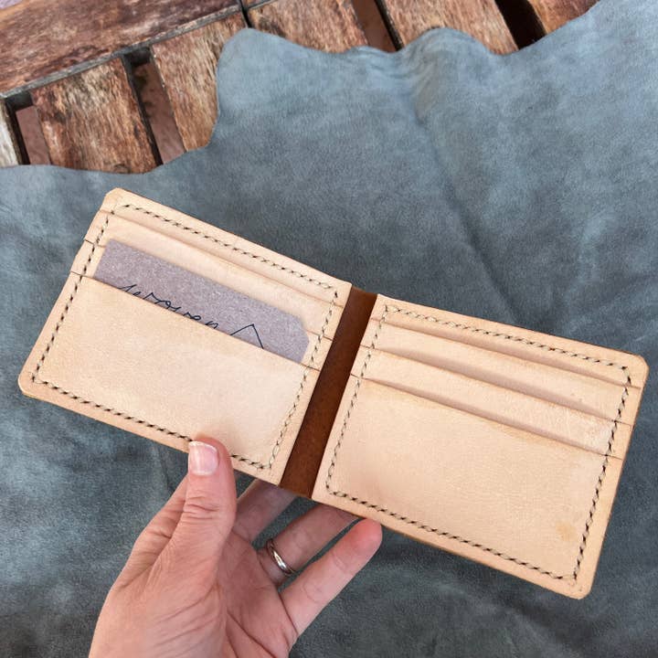Woven With Hope - Wholesale Wallet - Men's - Bifold Wallet-Ochre1