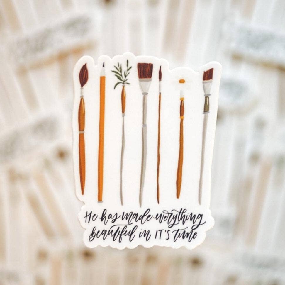 Isabela Schielke Studio - Wholesale Sticker - Ecclesiaster 3:110