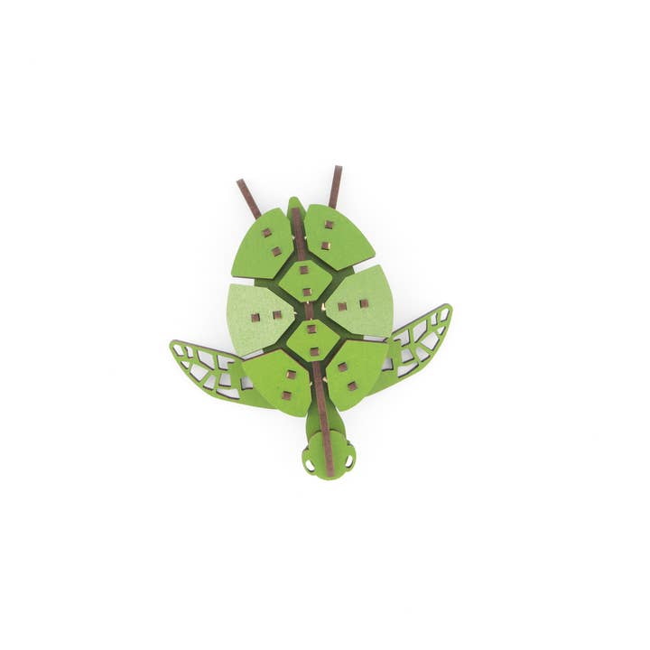 Turtle Wooden Kitset (Medium), 3D Puzzle for wholesale by LITTLE AND WOOD