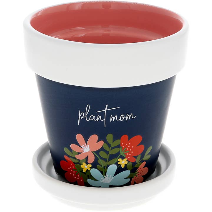 Plant Mom - 4" Planter with Tray and other Purchase Wholesale sphagnum peat moss. Free Returns & Net 60 Terms on Faire trending on Faire.