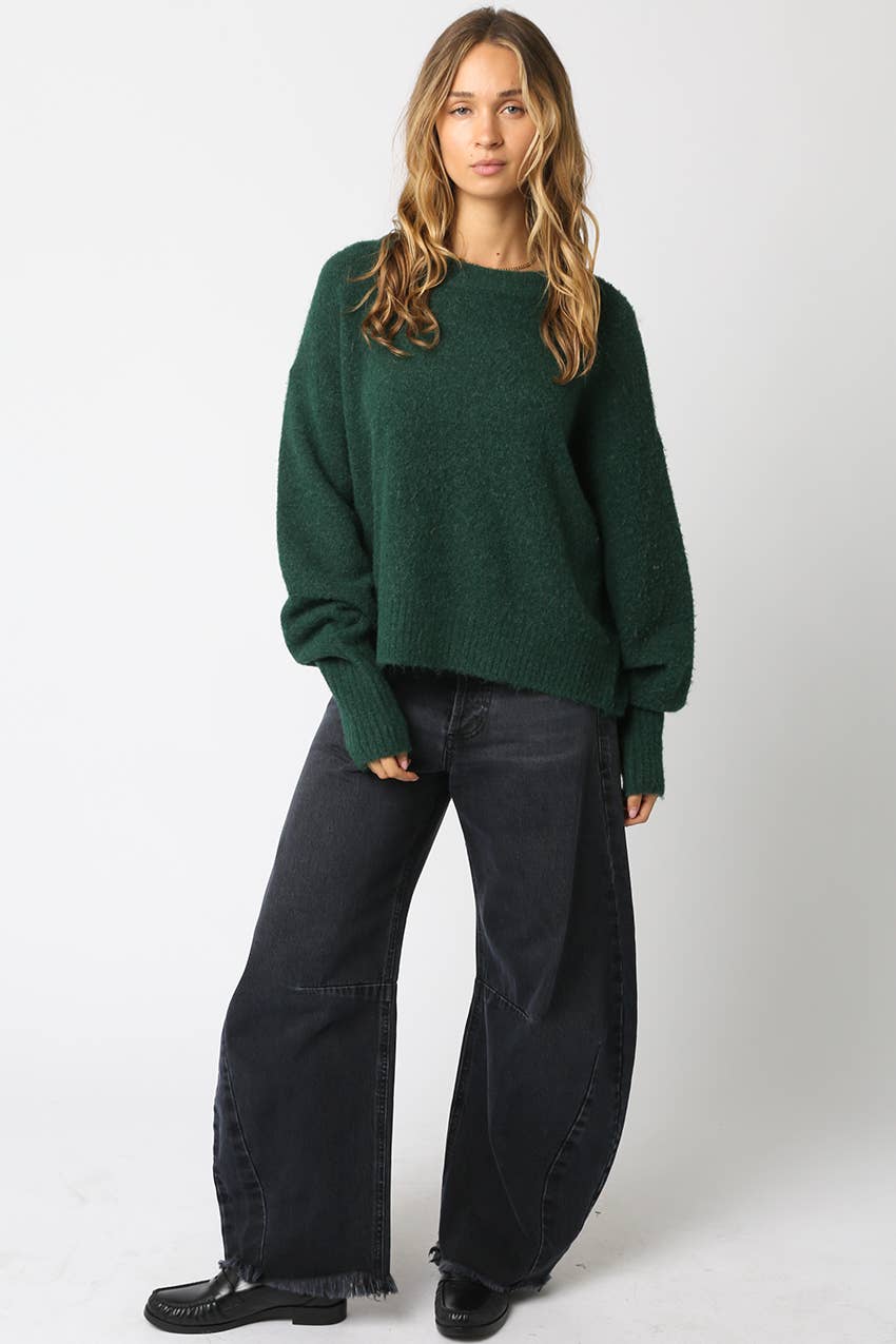 Olivaceous - Wholesale Pullover-trui - Dames - Julien Trui8