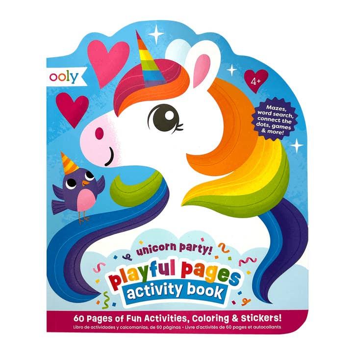 Ooly Playful Pages Activity Book – Unicorn Party for wholesale by Bobangles