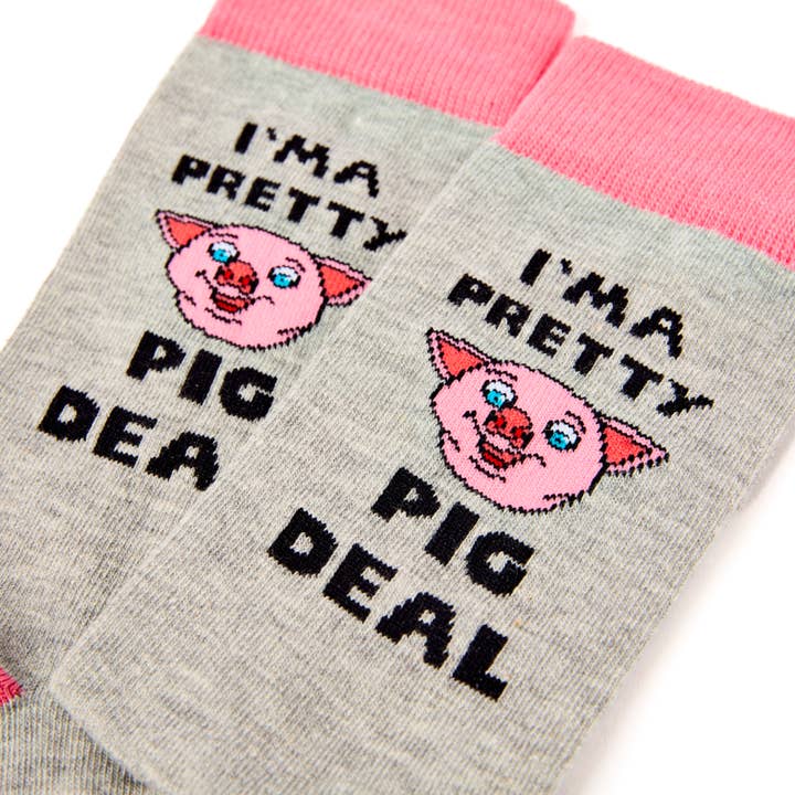 Urban Eccentric - Wholesale Socks - Unisex - Unisex I'm A Pretty Pig Deal Socks 2