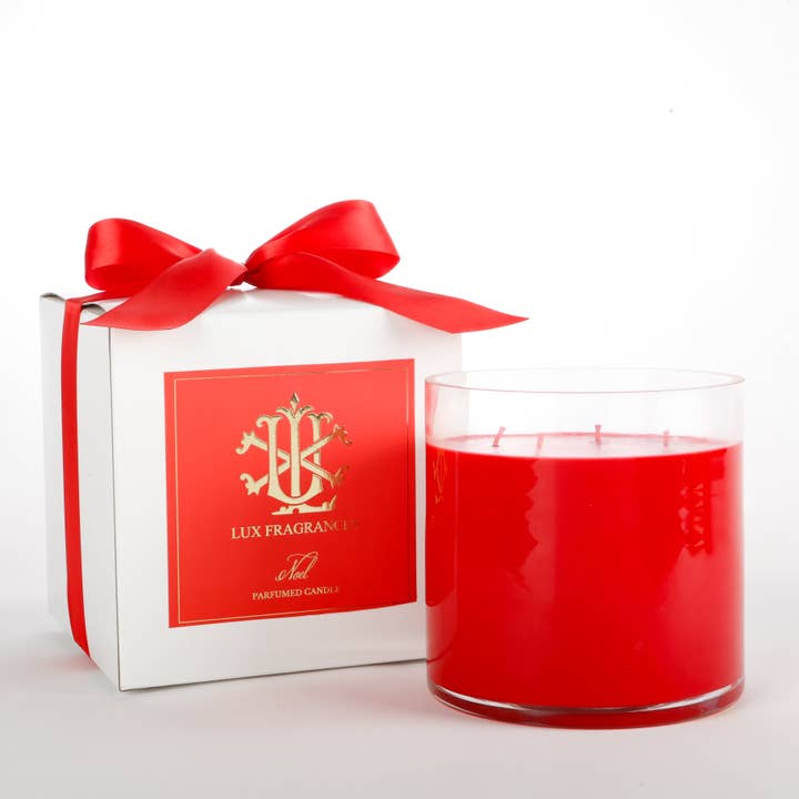 Noel 70 oz Cylinder Candle MIN 1 for wholesale by LUX FRAGRANCES