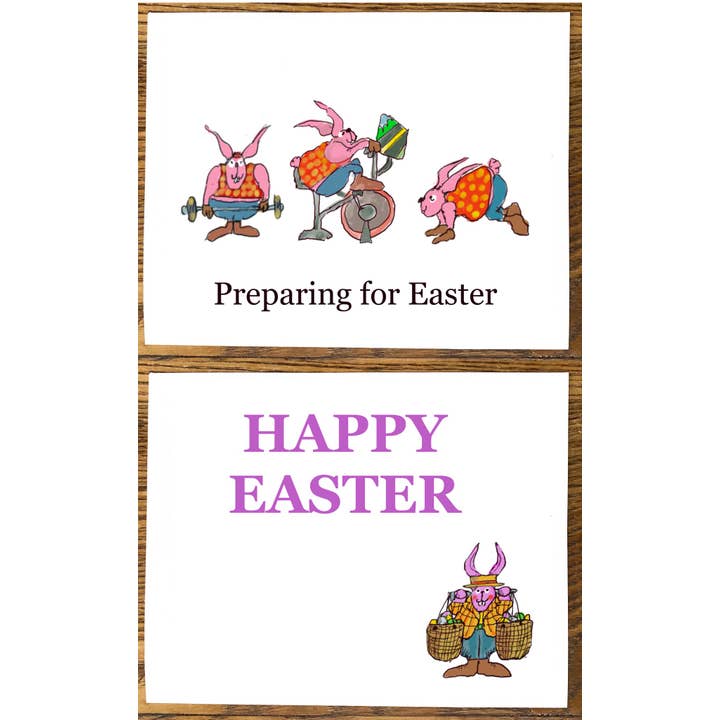Easter: An Easter Workout for wholesale by Cards by Charlot