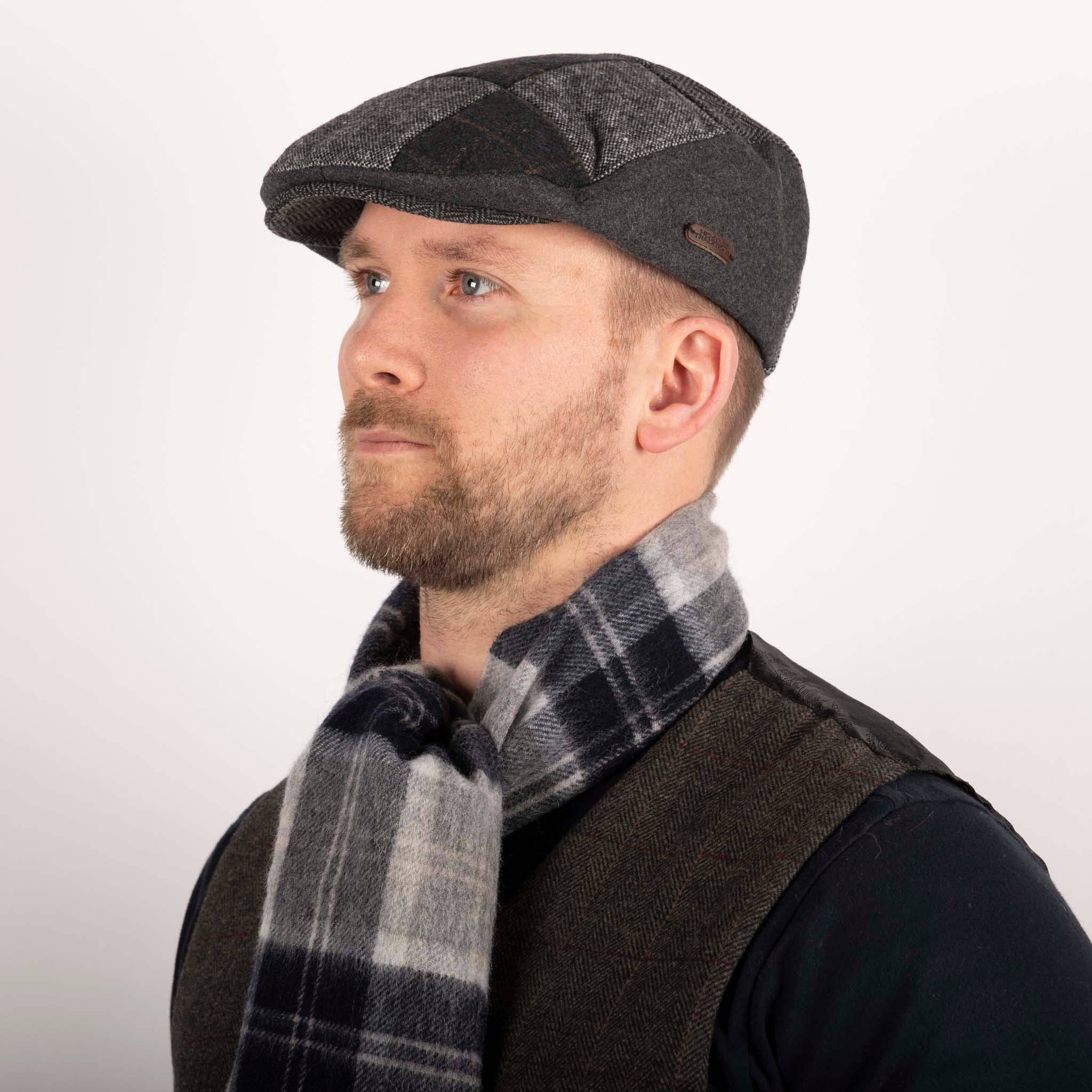 Eurostick - Wholesale Flatcap - Men's - Tweed Patchwork Flat Cap7