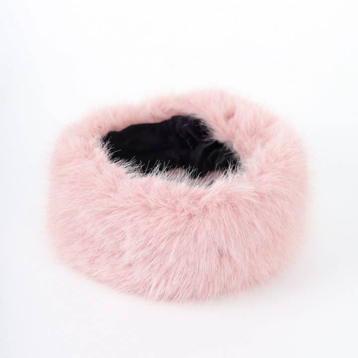 PEACH ACCESSORIES – Engroshandel Ørevarmere - Dame – Hyggelig Ørevarmer Falsk Pels Vinter Hårbånd SD12513