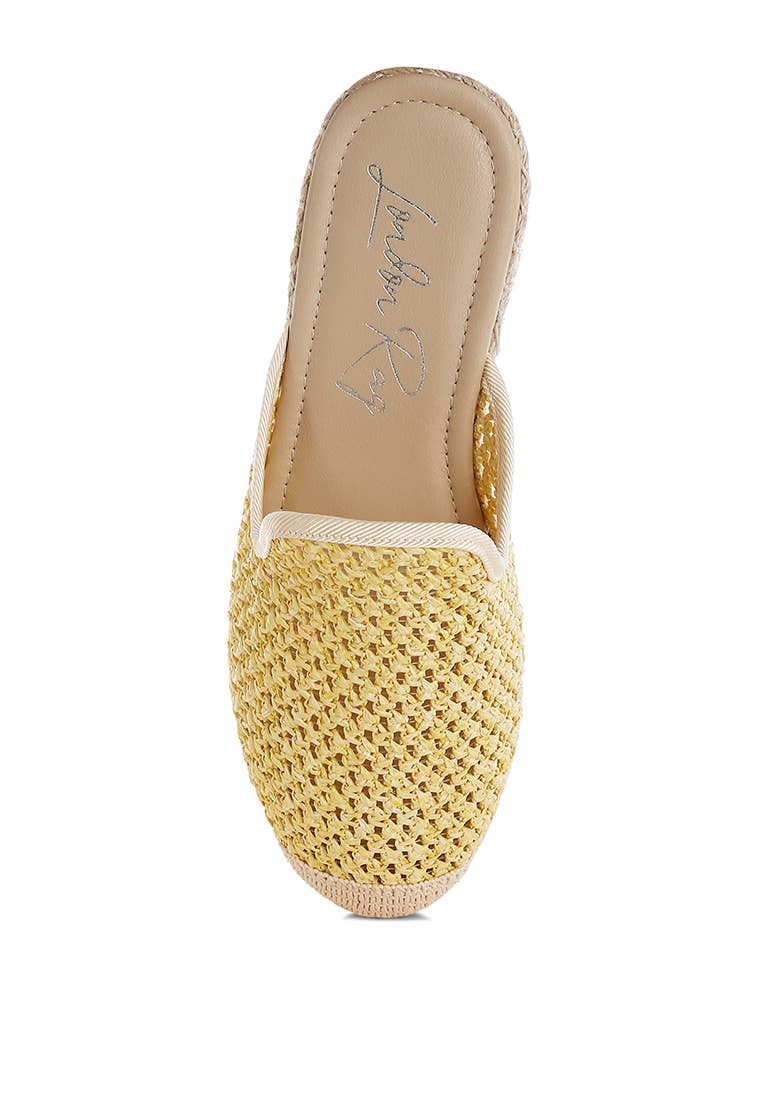 Rag Company - Wholesale Mules - Women's - Nongai Raffia Espadrilles Mules6
