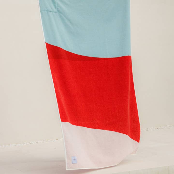 Tucca - Wholesale Beach Towel - Premium connectable beach towel - Organic cotton - Berry0