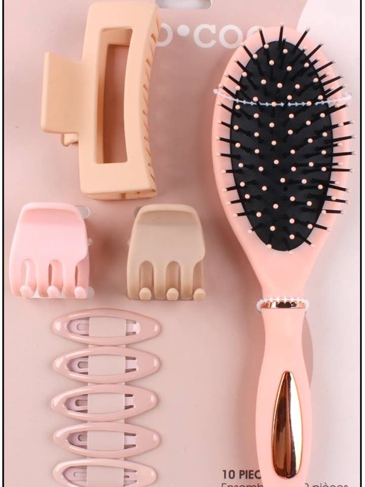 Set per capelli Jumbo Curve Clip - Bubblegum per la vendita all'ingrosso da parte di CooCoo Beauty