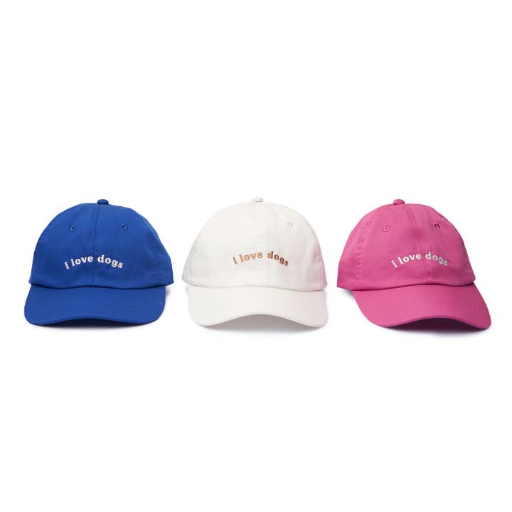 The Paws - Wholesale Baseball Cap - Kids - Kids - I love Dogs Cap in Pink