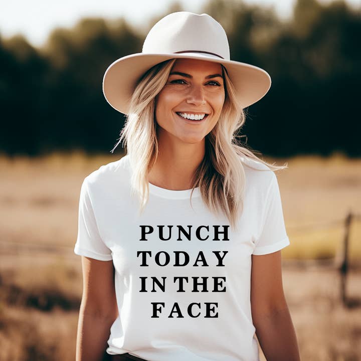 Punch Today Graphic T-Shirt for wholesale by Farmhouse Rags