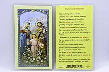 SAN JUDITAS RELIGIOUS ARTICLES - Wholesale Religious Card - ORACION DE LOS ESPOSOS0