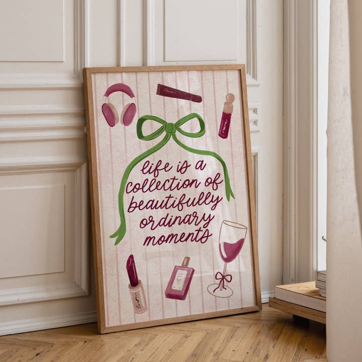 Beautifully Ordinary Moments | Cosy Home Print for wholesale by Moo and May Studio