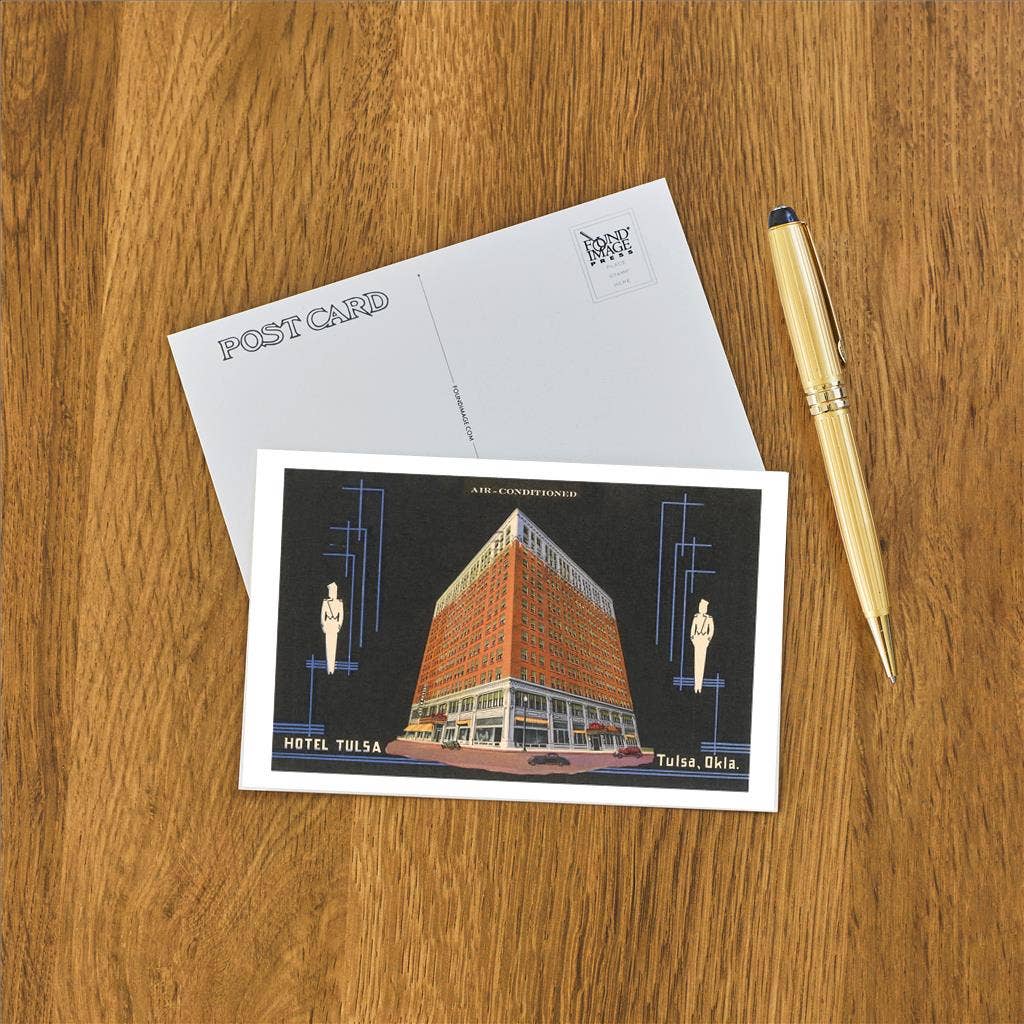 Found Image Press - Wholesale Postcard - Postcard OK-64 Hotel Tulsa, Tulsa1