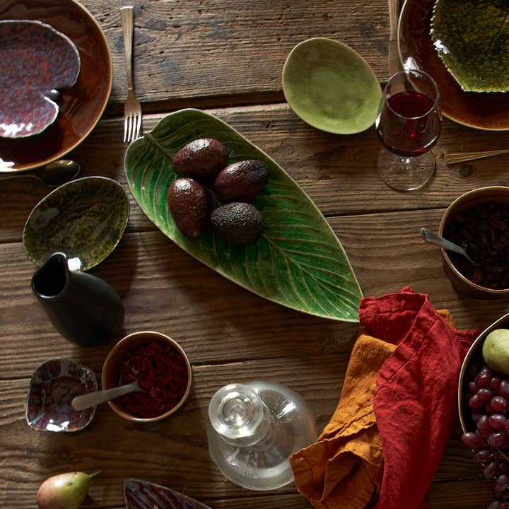 Costa Nova - Wholesale Dinner Plate - Strelizia Leaf 40 Riviera