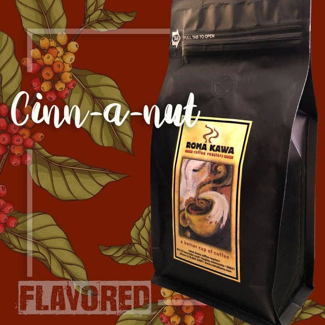 Cinn-A-Nut for wholesale by Roma Kawa Coffee Roasters