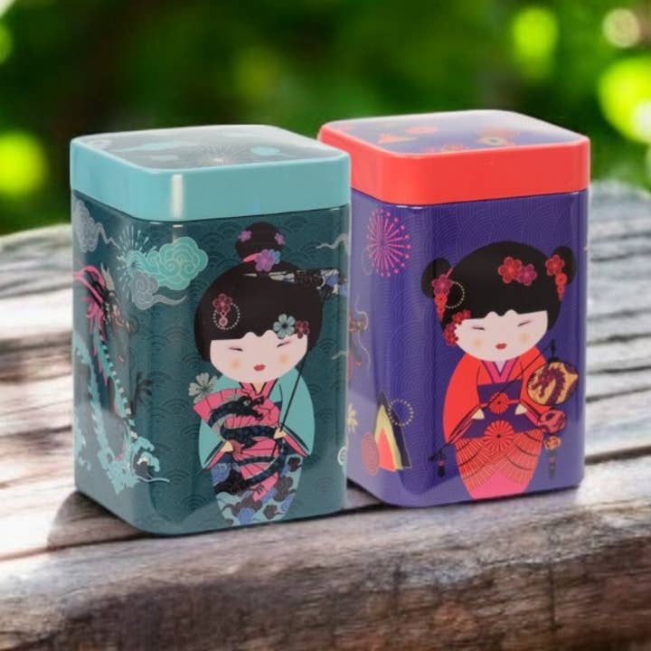 Metal Tin Sweet Little Geisha 100g for wholesale by Eigenart