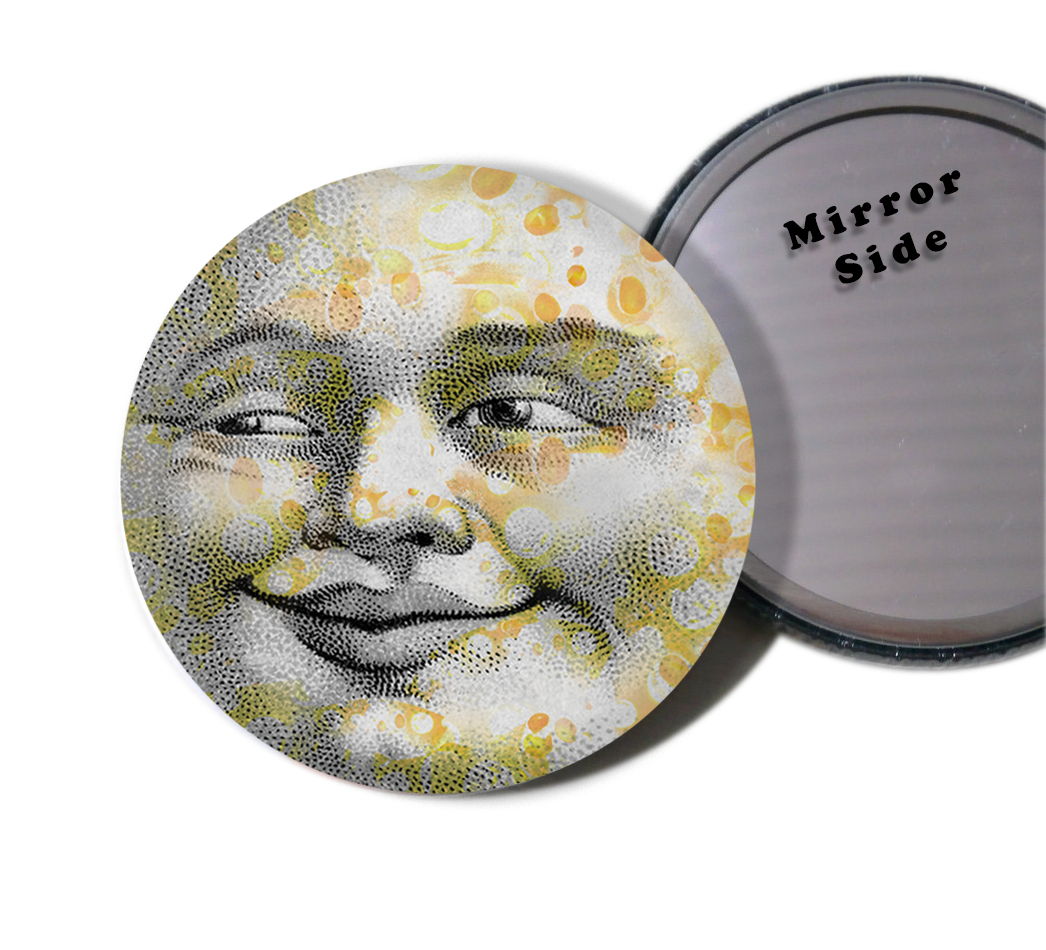 Silva Ware By Walter Silva - Wholesale Compact Mirror - Luna Round Pocket Mirror4