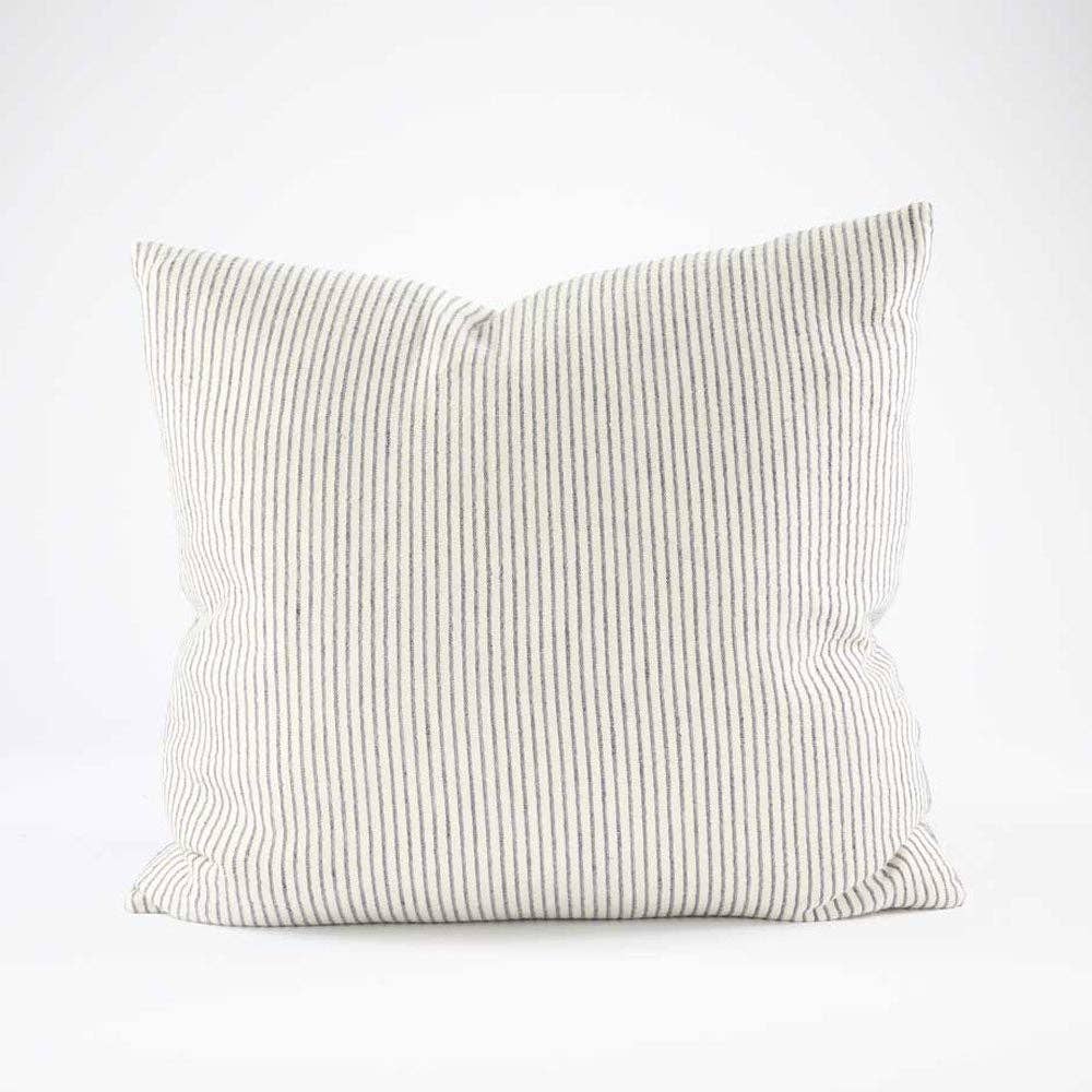 Eadie Lifestyle - Vente Housse de coussin - Housse de coussin Marina - Blanc cassé avec fines rayures11