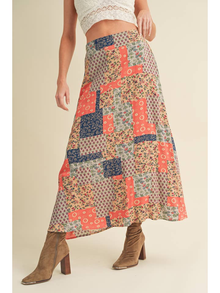 AEMI + CO - Wholesale Skirt - Women's - 773DN Bradyn Print Skirt16