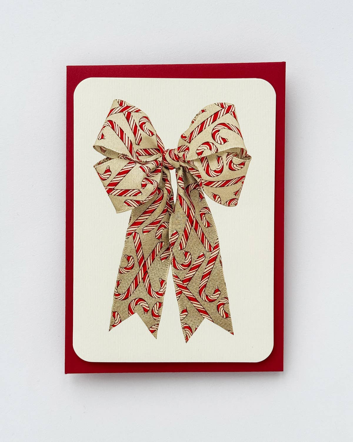 Canonbury Press – Engroshandel Årstidshilsenkort – Slikkepindesløjfe Julekort | Julekort1