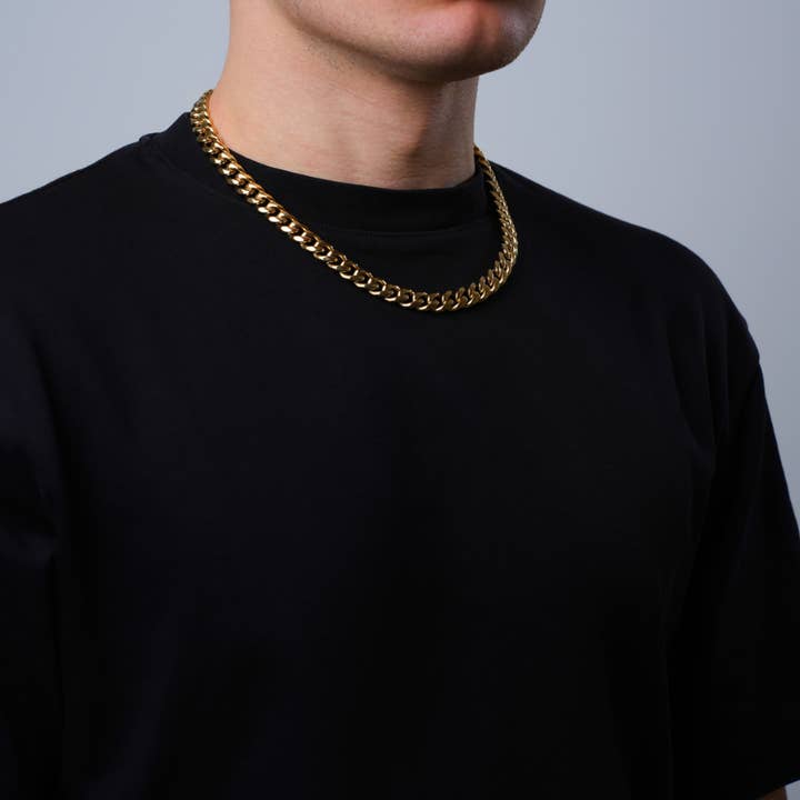 Twistedpendant - Wholesale Link & Chain Necklace - Gold Cuban Chains 16" - 26"3