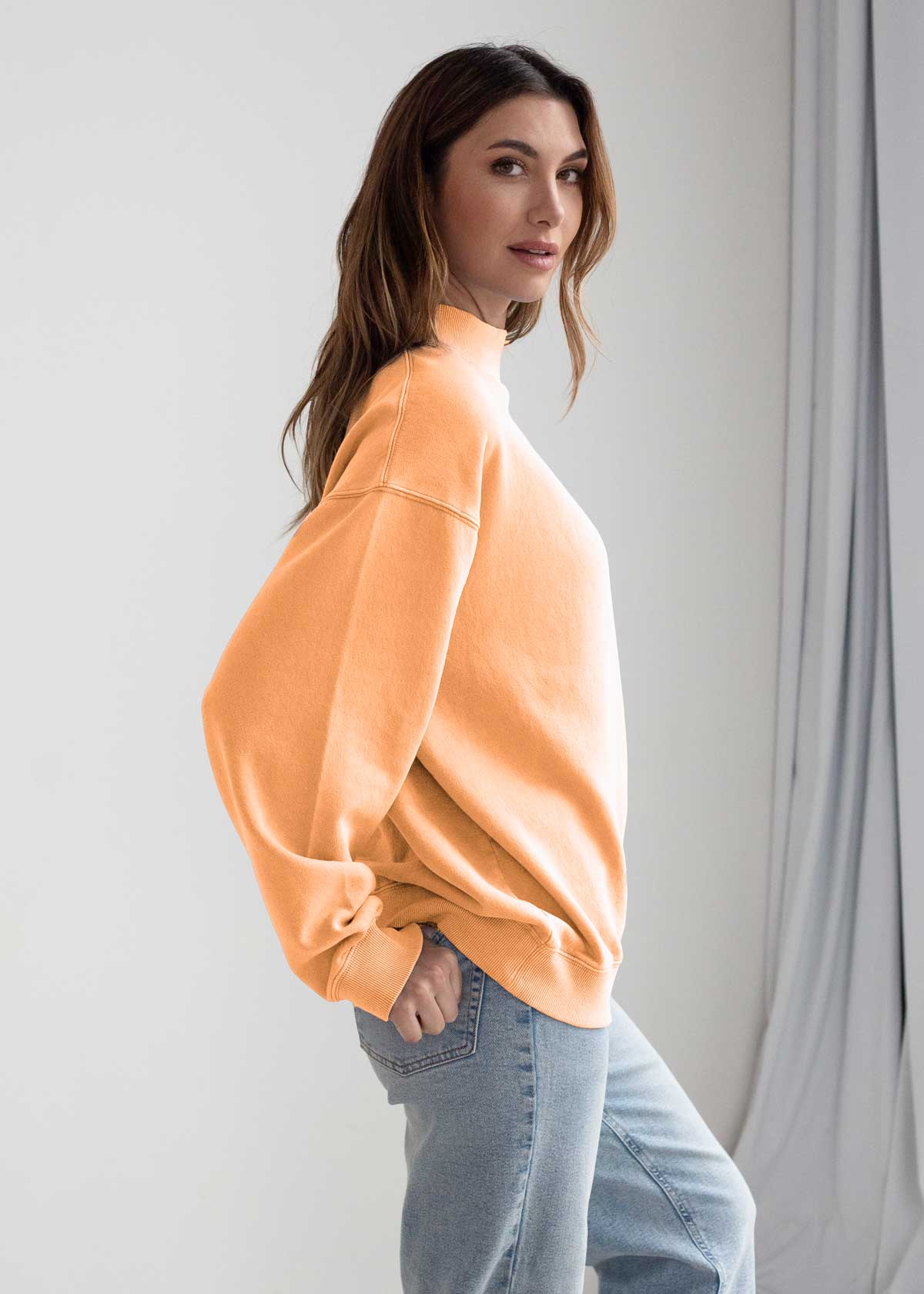 chicka-d - Wholesale Sweatshirt - Women's - Nantucket Mock-Neck, All Colors17