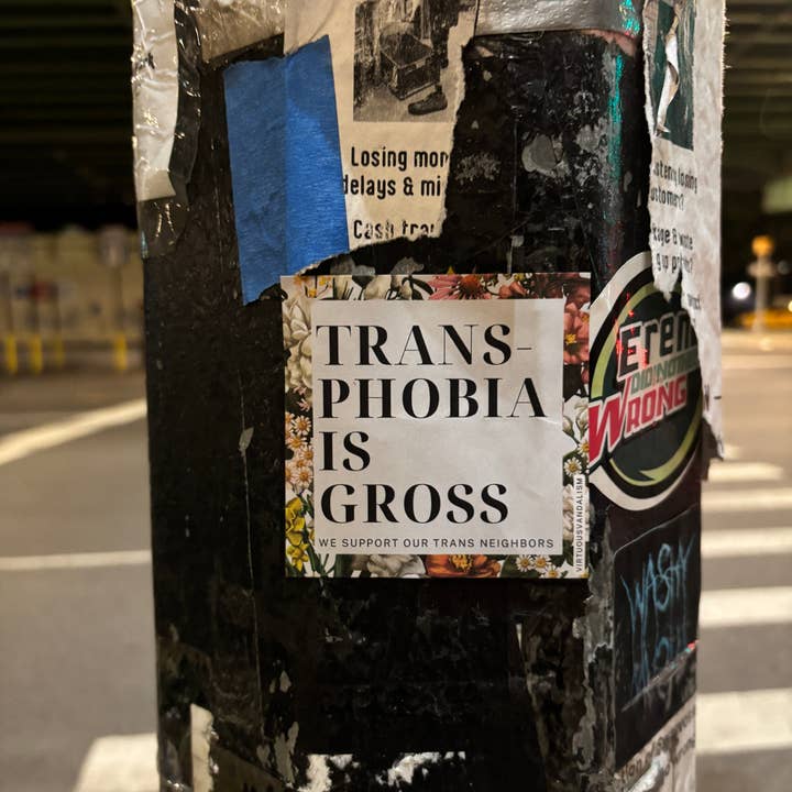 GetBullish - Wholesale Sticky Notes - Virtuous Vandalism “Transphobia is Gross” Sticky Notes4