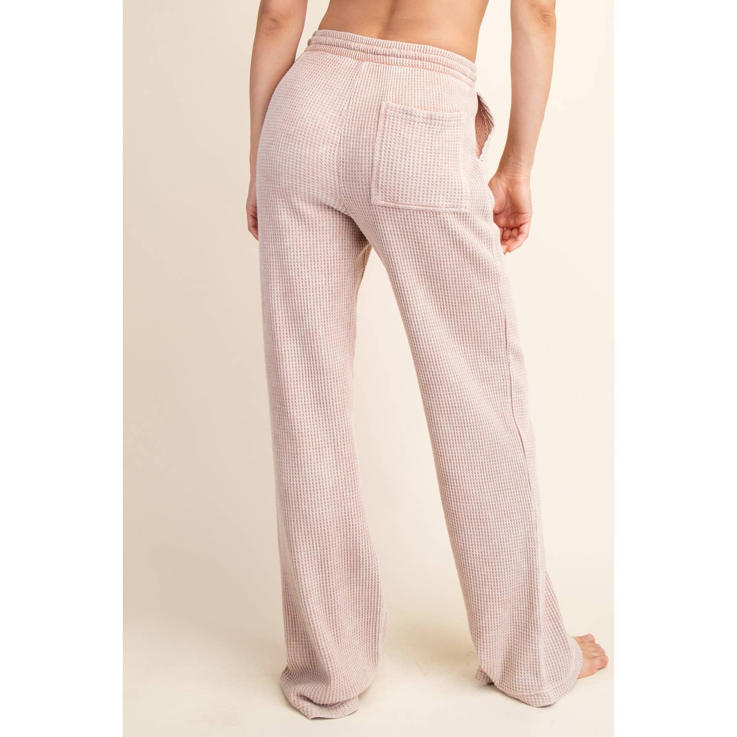 Rae Mode - Wholesale Athletic Pants - Women's - MINERAL WASHED WAFFLE STRAIGHT SWEATPANTS17