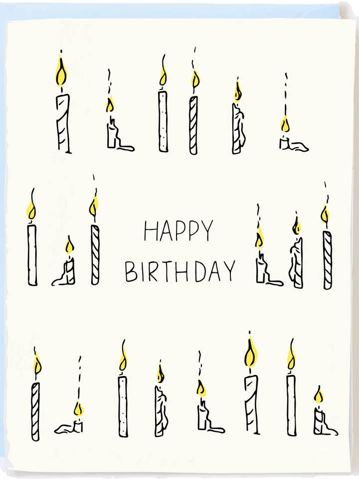 Sød Fødselsdagskort – Fødselsdagslys Fejringshilsen for engroshandel hos Pop + Paper