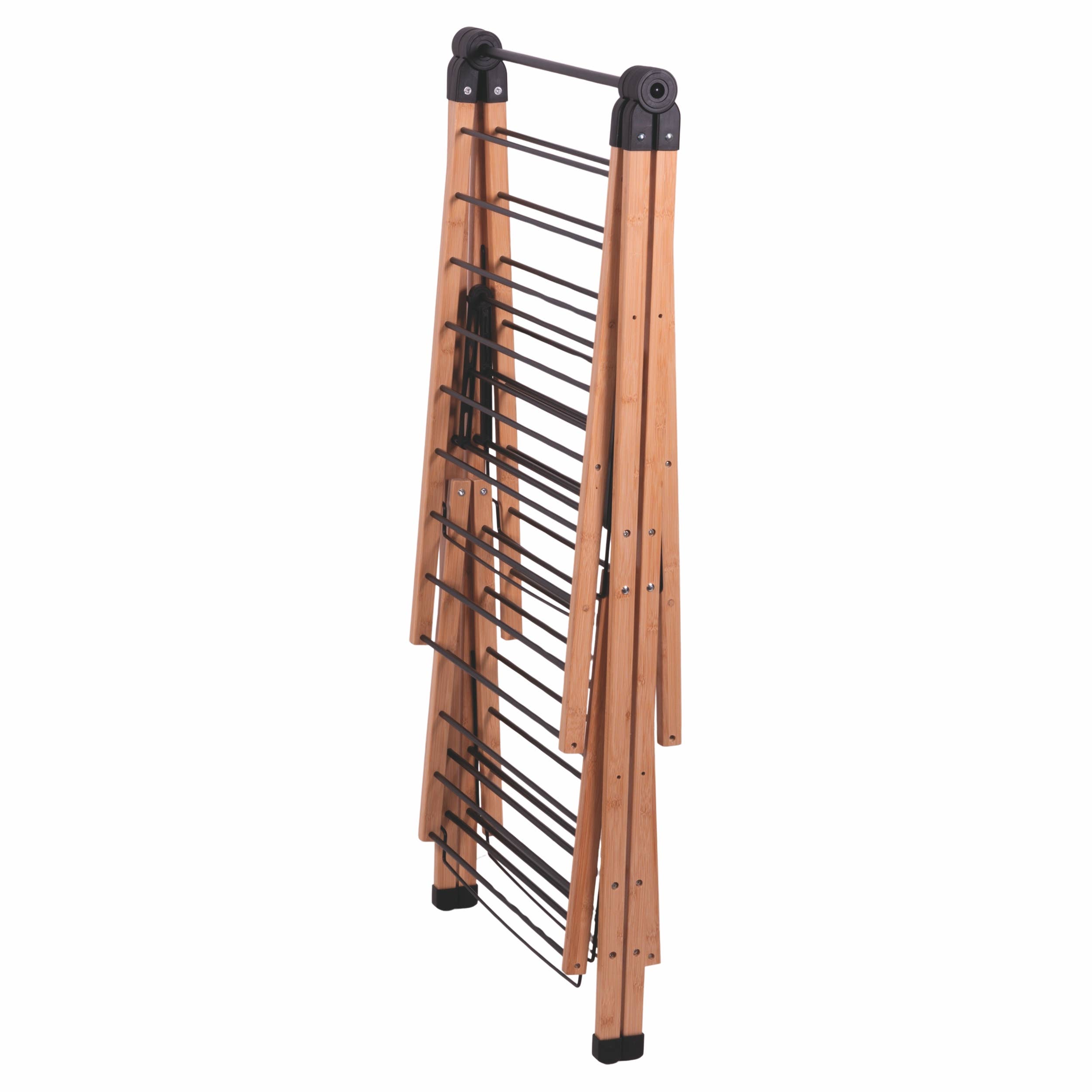 VdE Tivoli 1996 – wholesale Torkställning – Torkställning i metall och bambu 155x62x111 cm3