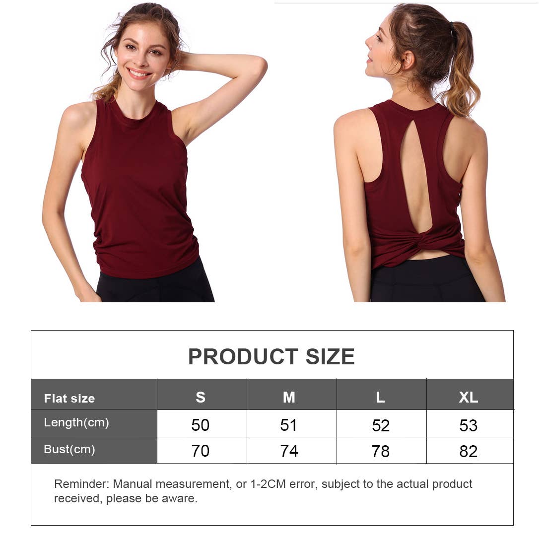 Sodalemon - Venta al por mayor Camiseta deportiva - Mujer - Camiseta sin mangas para mujer, suave, deportiva, deportiva y sin espalda1