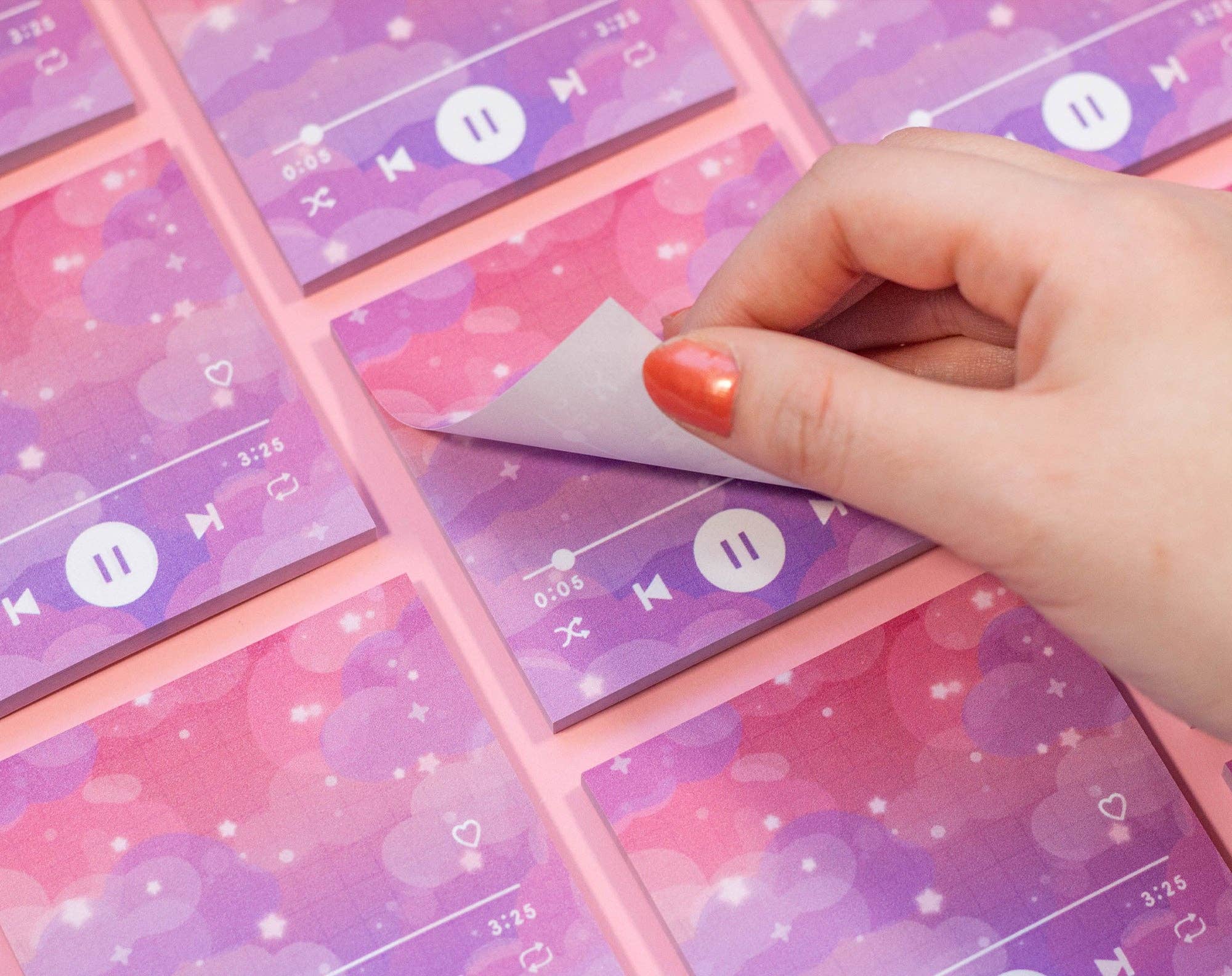 Unicorn Eclipse - Wholesale Sticky Notes - Sunset Music Player Sticky Notes2