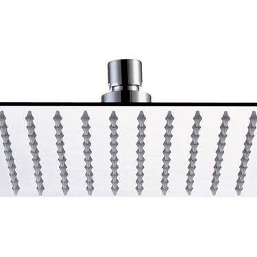 Luksuriøs regnbruser i rustfrit stål 20x20 cm for engroshandel hos Stilform Handels GmbH