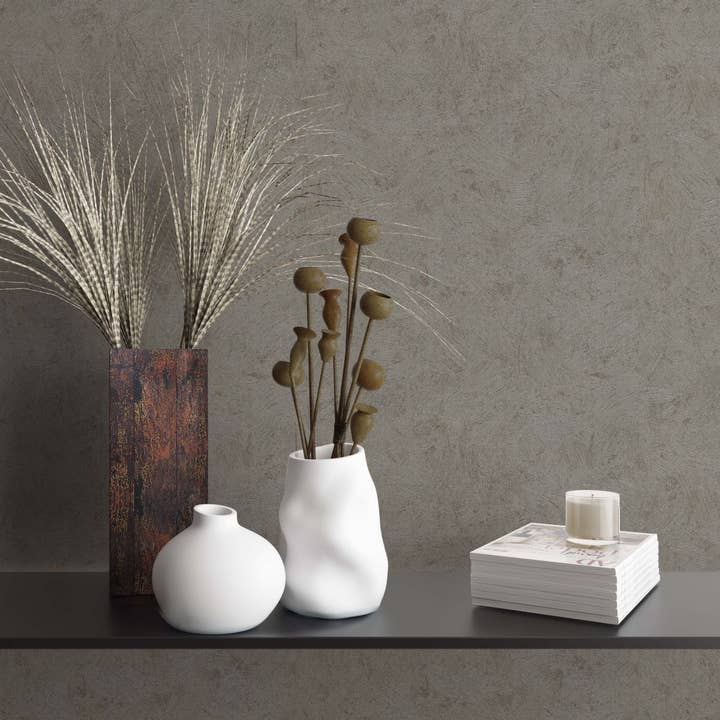 carta da parati marrone, struttura grigia per camera da letto soggiorno o per la vendita all'ingrosso da parte di Marburg